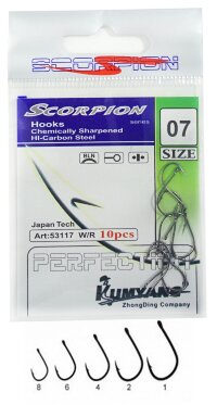 Крючки Scorpion / Kumyang / Art. 53117 / # 7 / 3